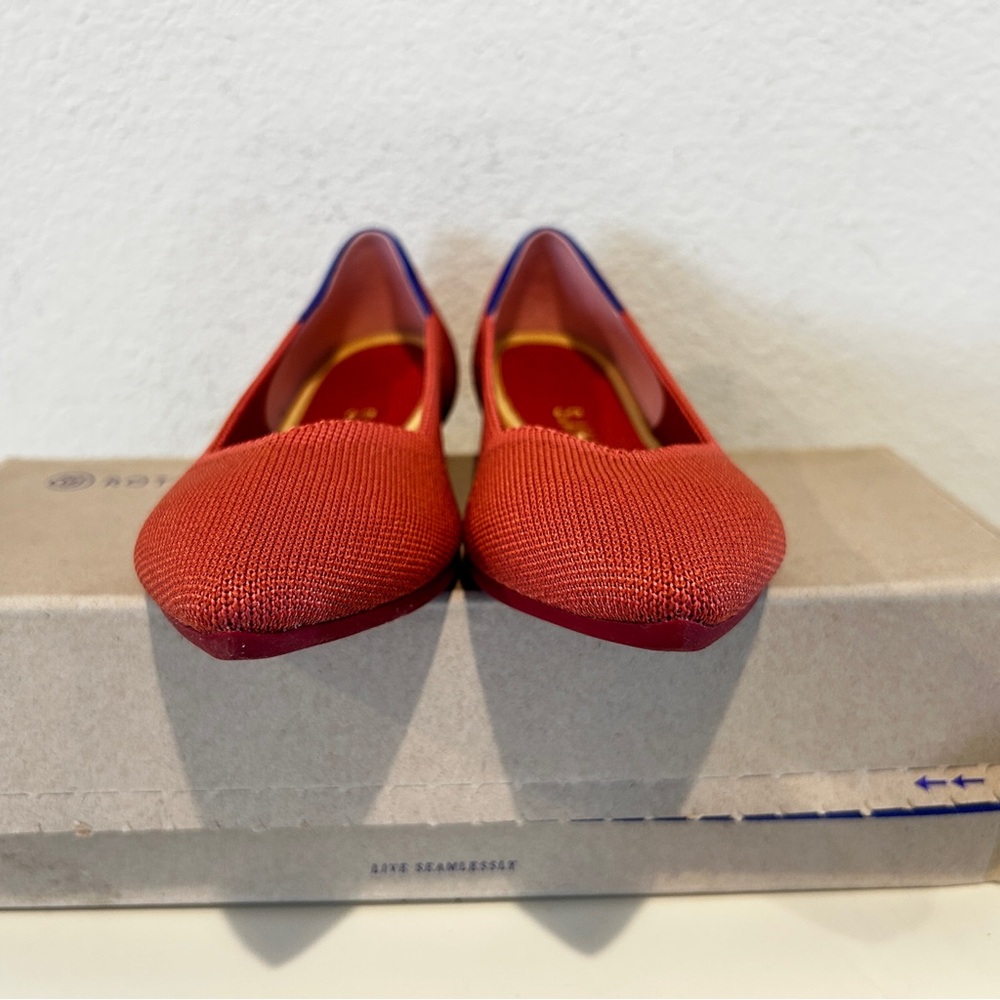 Rothy's The Point Flats in Copper, Size 7.5, New in Box - Picture 6 of 8